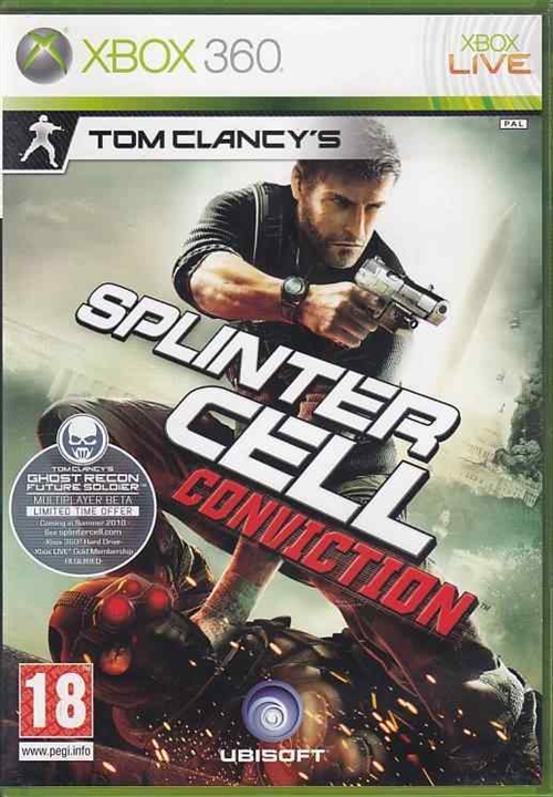 Tom Clancys Splinter Cell Conviction - Xbox Live - XBOX 360 (B Grade) (Genbrug)